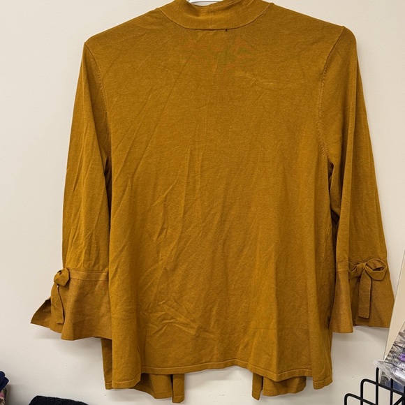 Alfani Mustard Women's Cardigan - Picture 5 of 5